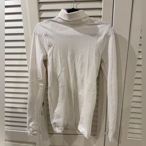 Athleta white long turtleneck